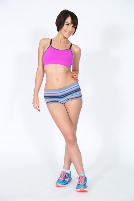 Beautiful teens show off their petite bodies & ride some big dicks